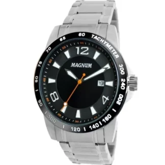 Relógio MAGNUM masculino preto prata aço MA34414P - Relógio Masculino -  Magazine Luiza